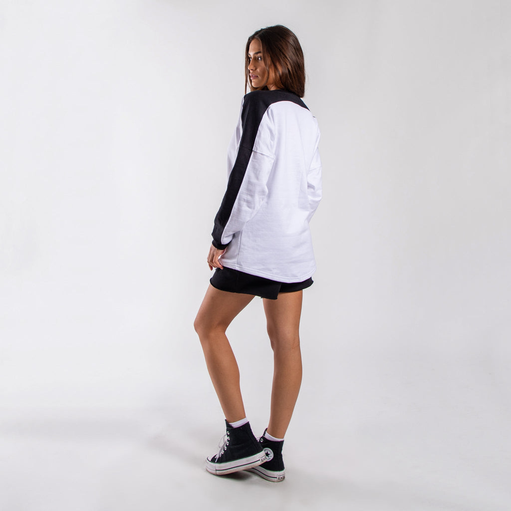 6022 - Women's Panel Crewneck Sweatshirt