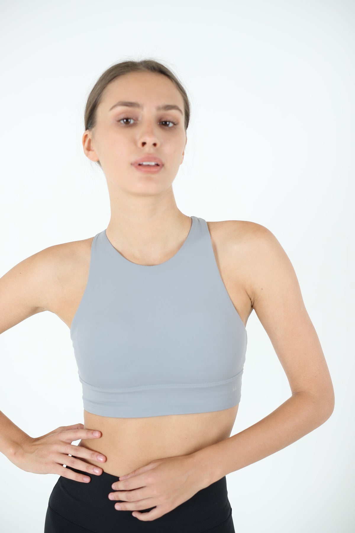 High Neck Crossback Sports Bra