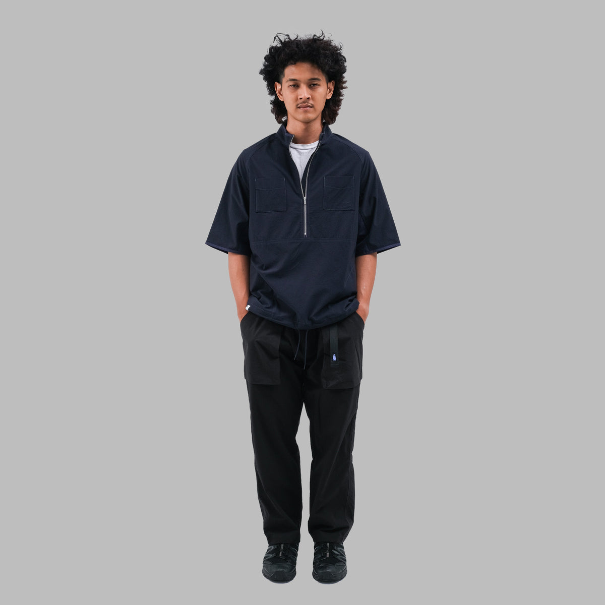 Pullover Halfzip / Sorona® Agile - Navy