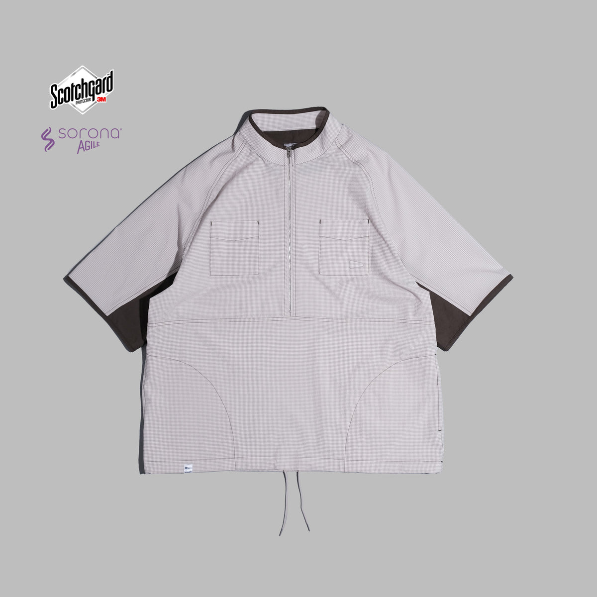 Pullover Halfzip / Sorona® Agile - Grey
