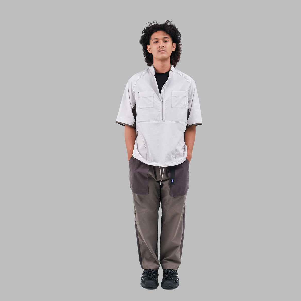 Pullover Halfzip / Sorona® Agile - Grey