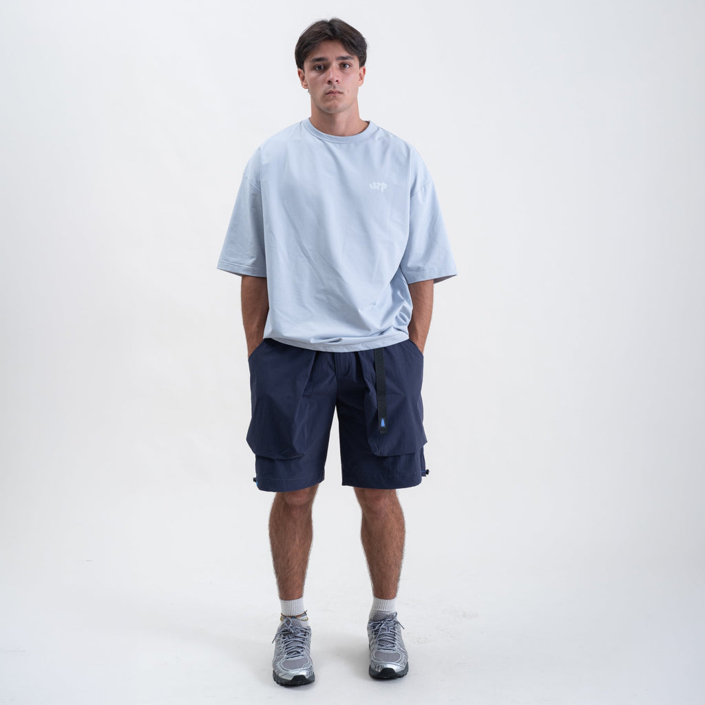 Quiet Tee / Misty Blue