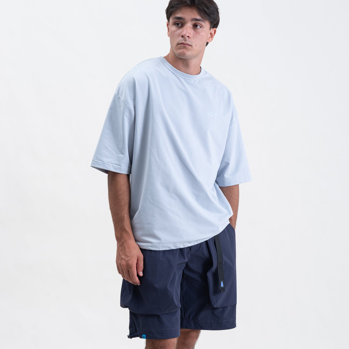 Quiet Tee / Misty Blue