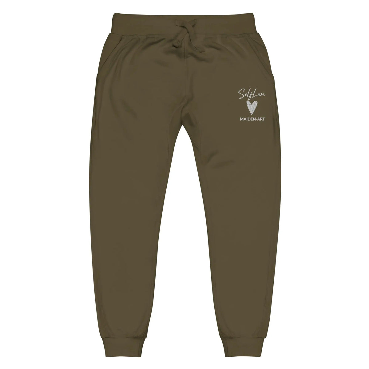 Self Love Unisex fleece sweatpants with Embroidery fashion sweatpants